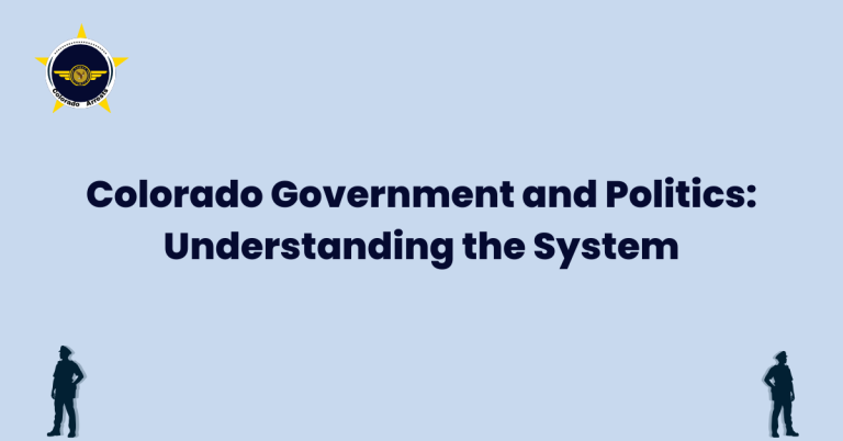 Colorado Government and Politics Understanding the System