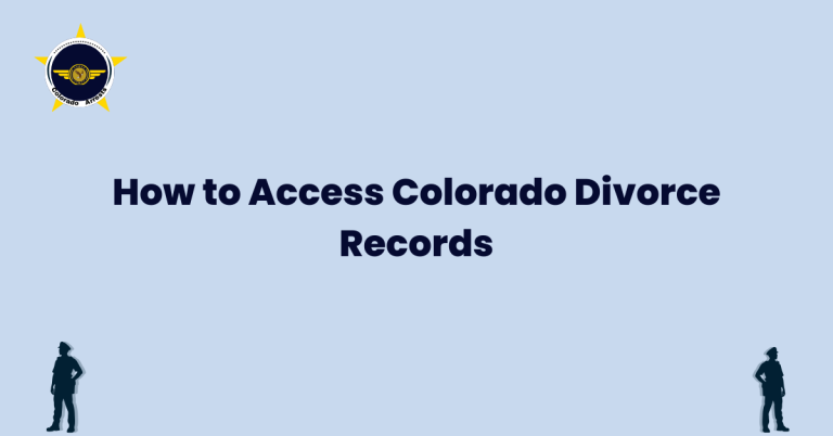 How to Access Colorado Divorce Records