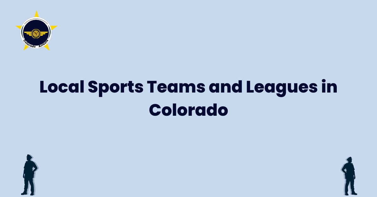 Local Sports Teams and Leagues in Colorado